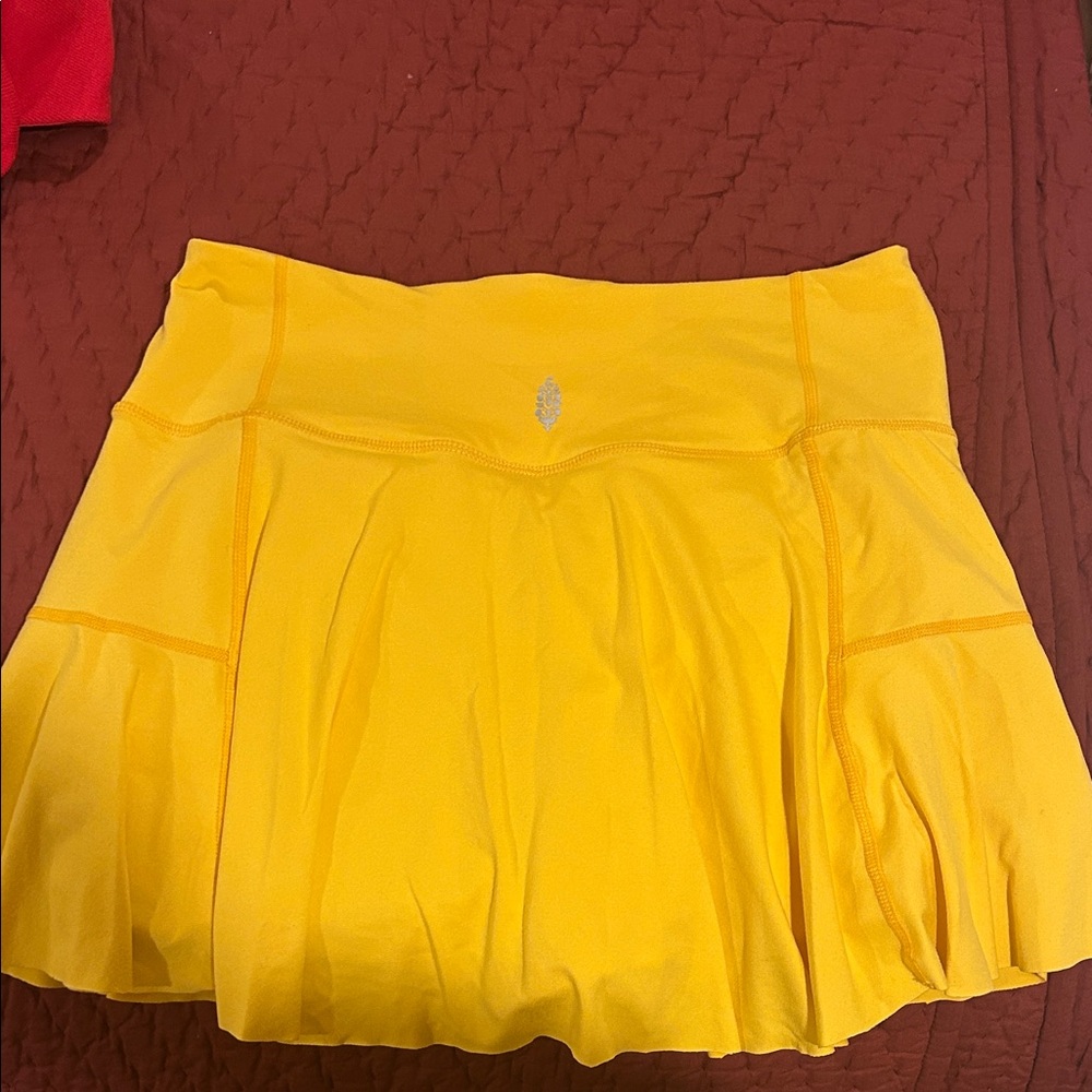 Sunny Yellow Skater Skirt